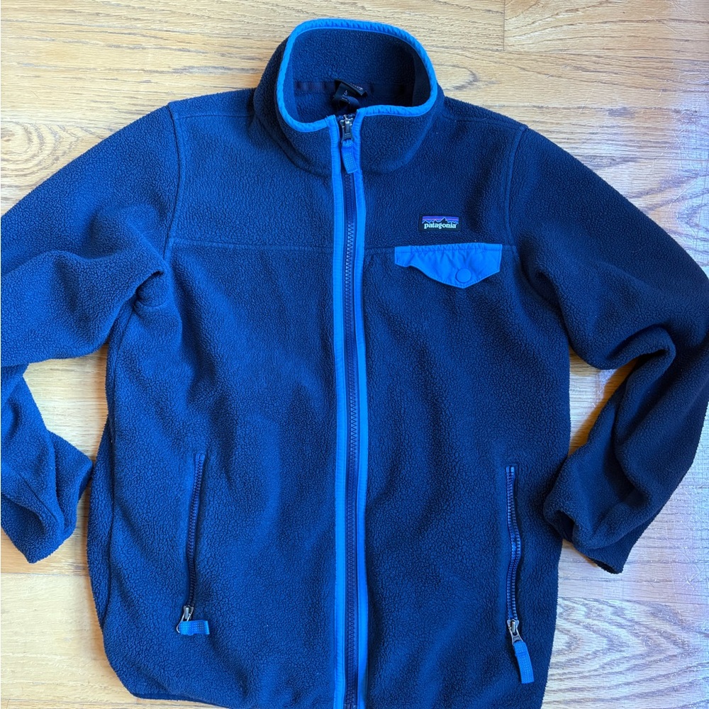 Patagonia Navy Synchilla Fleece L (12)